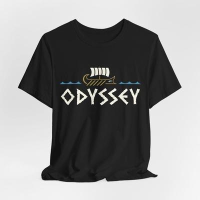 Vintage Style The Odyssey Ship Boat Graphic Novelty T Shirt