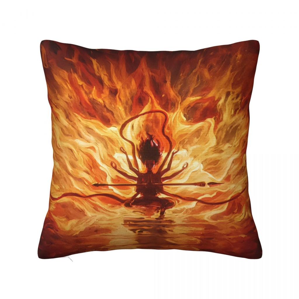 Nezha Birth Of The Demon Child Pillow Cases Ne Zha Cartoon Movie Cushion Covers Zippered Decor Pillowcover For Seat 40X40Cm