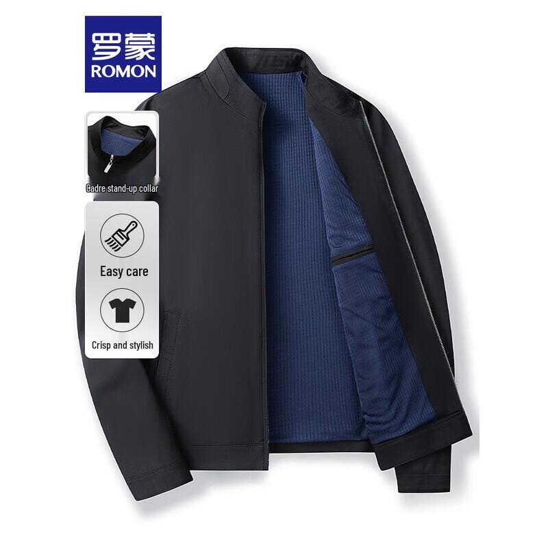 

ROMON Men s 2025 Stand Collar Casual Jacket 2XL