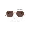 Gucci Full Frame Square Sunglasses Men sunglasses Gold GG1799S