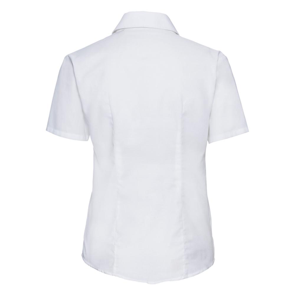 Russell Collection Womens/Ladies Classic Oxford Short-Sleeved Formal Shirt