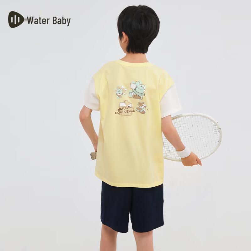 SOUHAIT Boys' Summer Short-Sleeve & Shorts Set