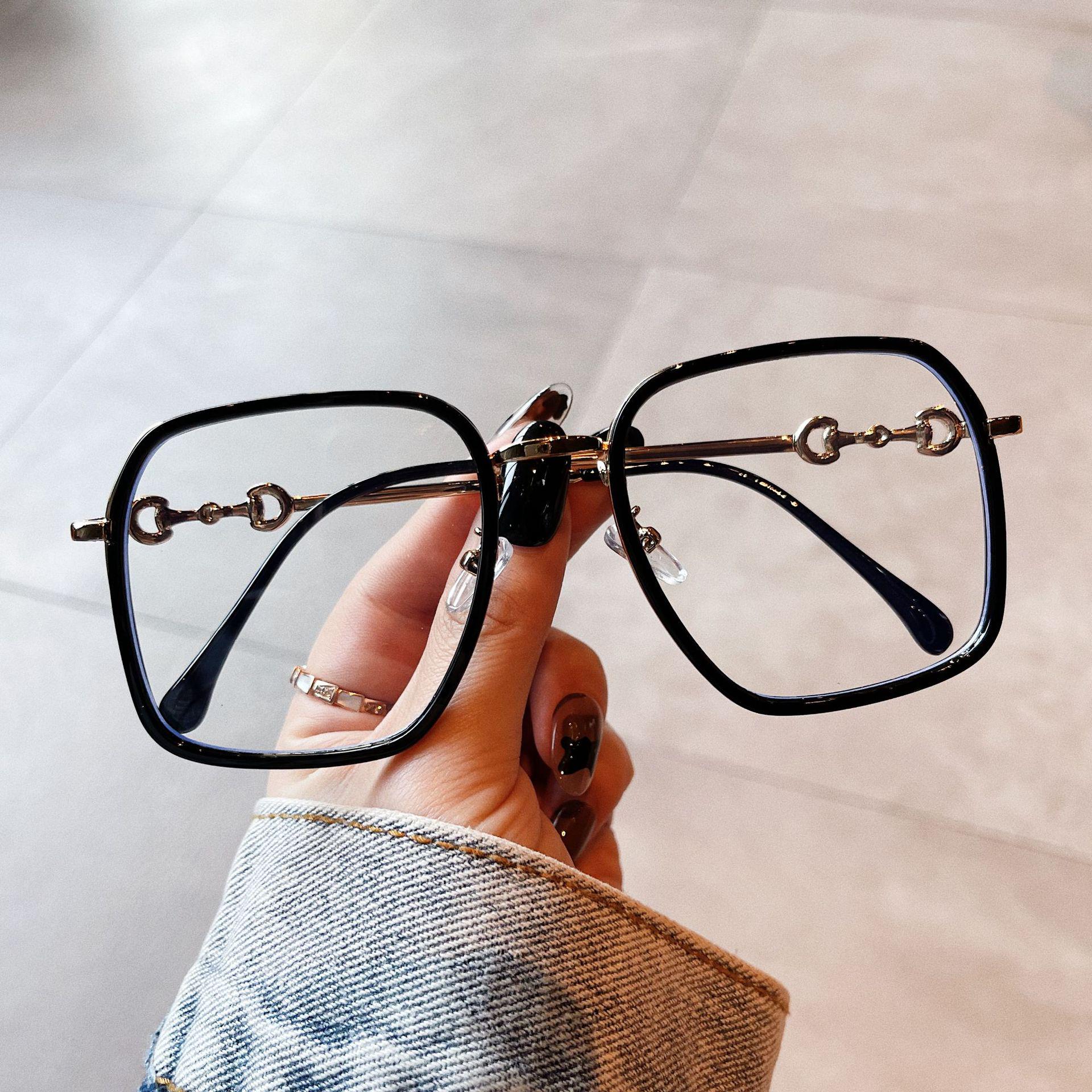 

Очень большая оправа для очков с леопардовым принтом, без диоптрий, корейский стиль, модная ретро, стройнящая, мужская модель инфлюенсера