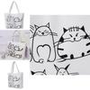 Elegant Cat Lovers Shoulder Bag For Women With Large Capacity Ideal For Shopping Travel Or Gym