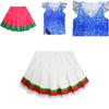 Kids Zombies 3 Cheerleader Cosplay Costume Girls Dress Halloween Outfit Gift