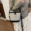 Fashionable Casual Women's Shoulder Bag, Retro Bucket Bag, Fashionable Crossbody Bag, Casual Handbag