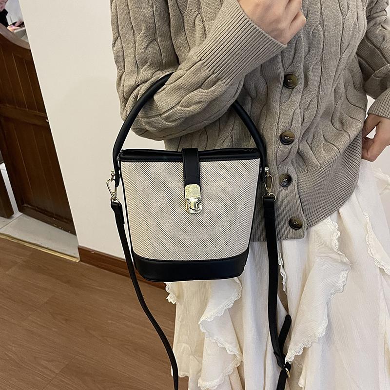 Fashionable Casual Women's Shoulder Bag, Retro Bucket Bag, Fashionable Crossbody Bag, Casual Handbag
