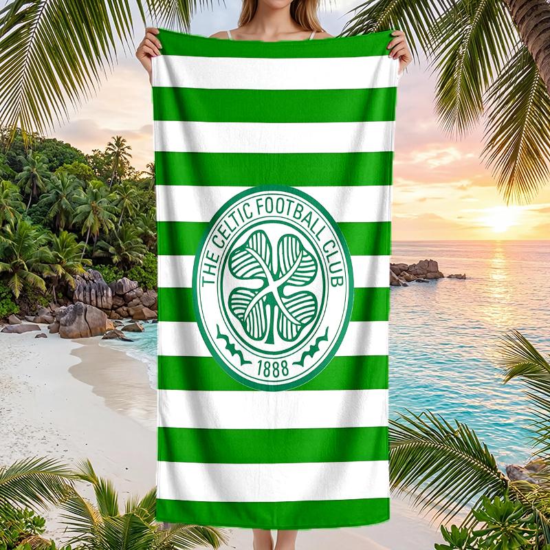 Celtic Fc Fashion Beach Towel: Ideal for Summer Adventures Soft, absorbent and quick drying suitable for swimming and bathing