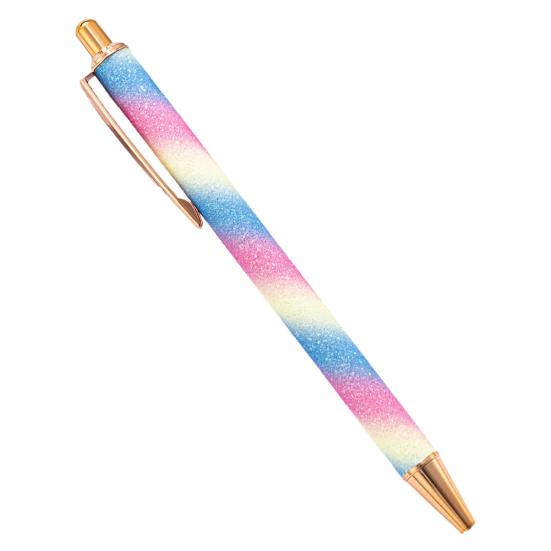 1,0mm kuličkové pero lis Typ hladkého psaní psaní třpytivé skořepiny kancelářské podepisovací pero pro studenty