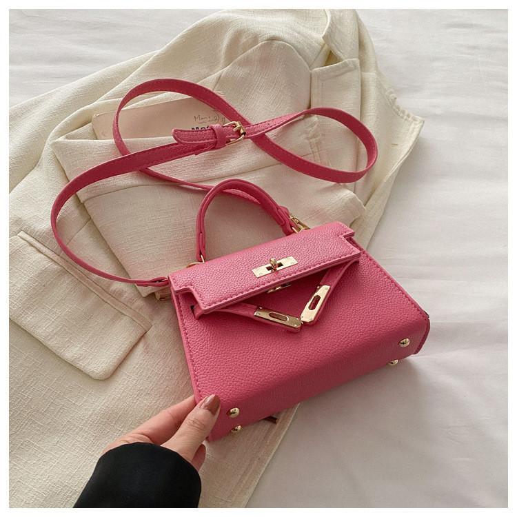 Retro Lässige Elegante Handtasche Damen 2024 Neue Koreanische Version Pendler Kleine Quadratische Tasche Mode Einzelne Umhängetasche