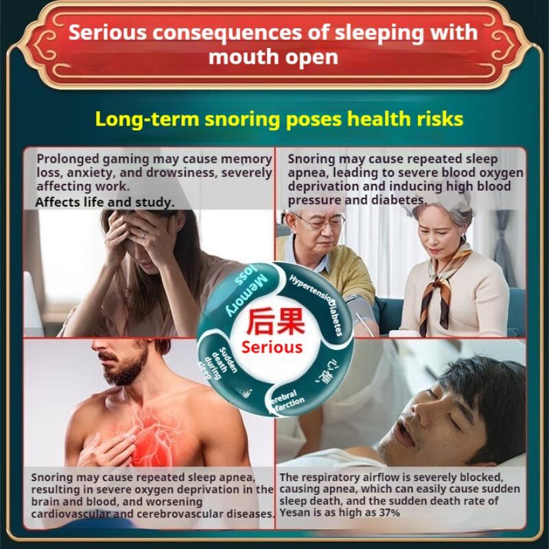 Anti-Schnarch-Pflaster für ruhige Nächte - Bietet langanhaltende Linderung