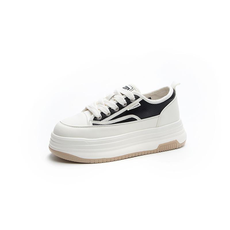 

Новые повседневные спортивные кеды для женщин на толстой подошве 40 чёрный