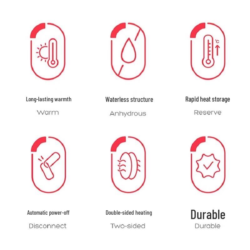 Rainbow Rechargeable Flannel Hand Warmer