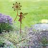 1Pc Iron Garden Decoration Ground Plug with Charming Fairy and Fl Terrace Decoration