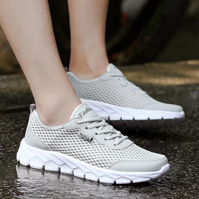 Unisex Große Größe Ultraleichte Outdoor-Sportarten Atmungsaktive Mesh-Laufschuhe Sneakers 35-48
