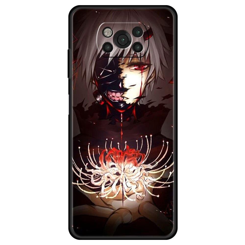 For Xiaomi Poco X3 Pro X3nfc Pocox3pro Case Mi 12 12pro 12x 11 Lite 11t Funda 11ultra 9t 10t Cover Tokyo Ghoul Equinox Flower