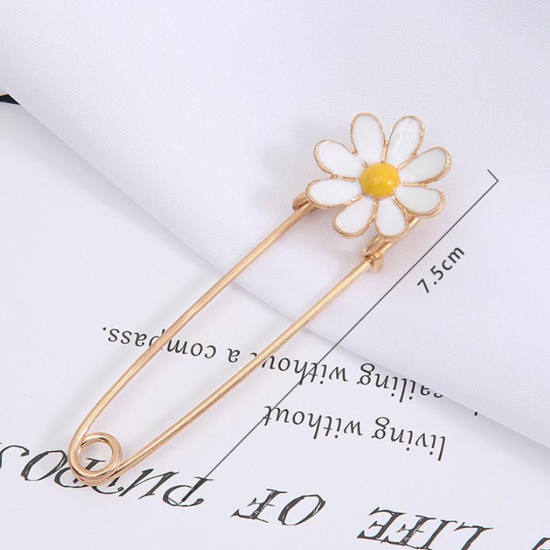 Neue Bundnadel Zubehör Schal Schnalle Perlen Kristall Gold Farbe Brosche Taille Tighting Clap Anti Exposed Sicherheitsnadeln