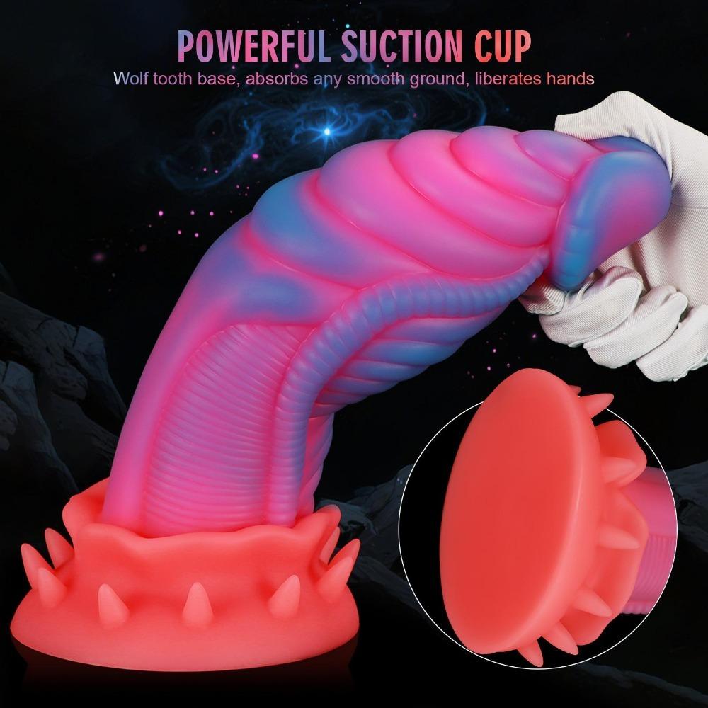 Extra Large Realistic Dildo - Silicone G-Spot Stimulator for Women, Hands-Free Anal & Vaginal Adult Toy with Strong Suction Cup