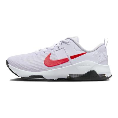 Zoom Bella 6 Pantofi de antrenament durabili cu absorbție a șocurilor, cu profil redus, pentru femei, sneaker Alb Roșu DR5720-502