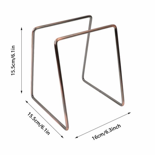 Coffee Filter Stand, Manual Pour-Over Drip, Acid-Resistant for Most Cups, Mug Coffee Filters (Bronze)