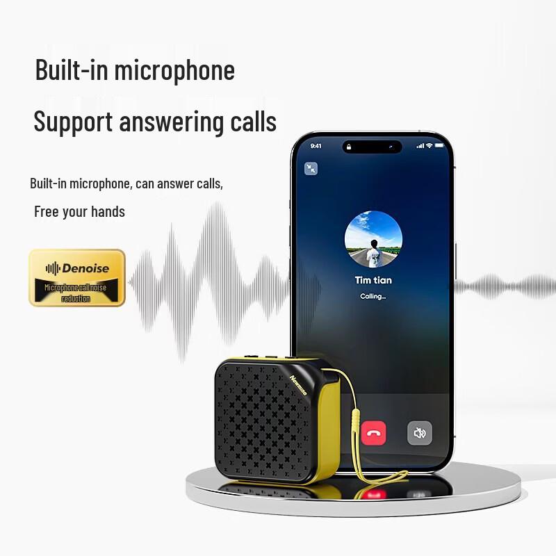 Newmine Mini Portable Bluetooth Speaker CN plug (adapter included)