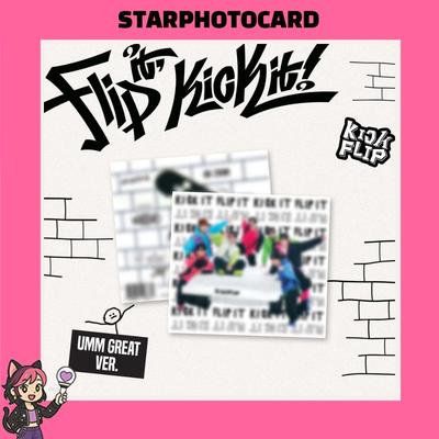 [READY STOCK] KickFlip - 1st Mini Album Flip It, Kick It! [Umm Great Ver.]