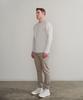 PANICALE Gray Beige Soft Brushed Logo T-Shirt (Type B)