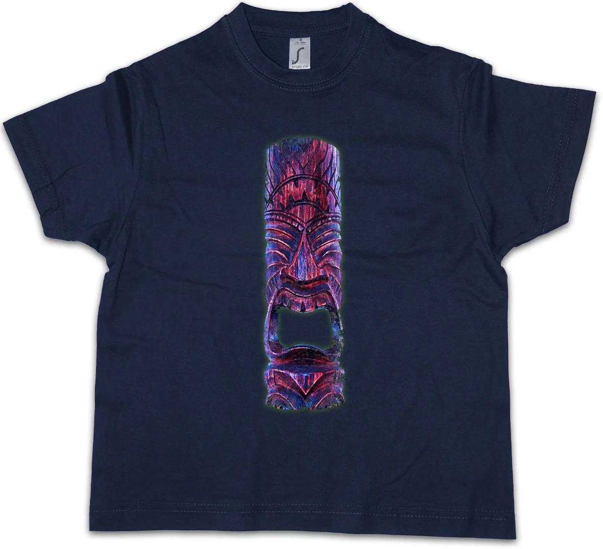TIKI HEAD I Kids Boys T-Shirt Hawaii Tattoo Rockabilly Custom Hot Rod 120