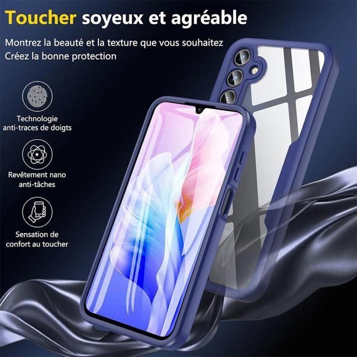 Coque - Samsung - Galaxy A15 5G - Protection 360° - Bordure Renforcée - Bleu Marine