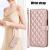 (Pink) Case for iphone 15 Pro Max Premium Protection Crossbody Style with 5 Card Slots Leather Wallet Case Anti Theft Brush Stand Function