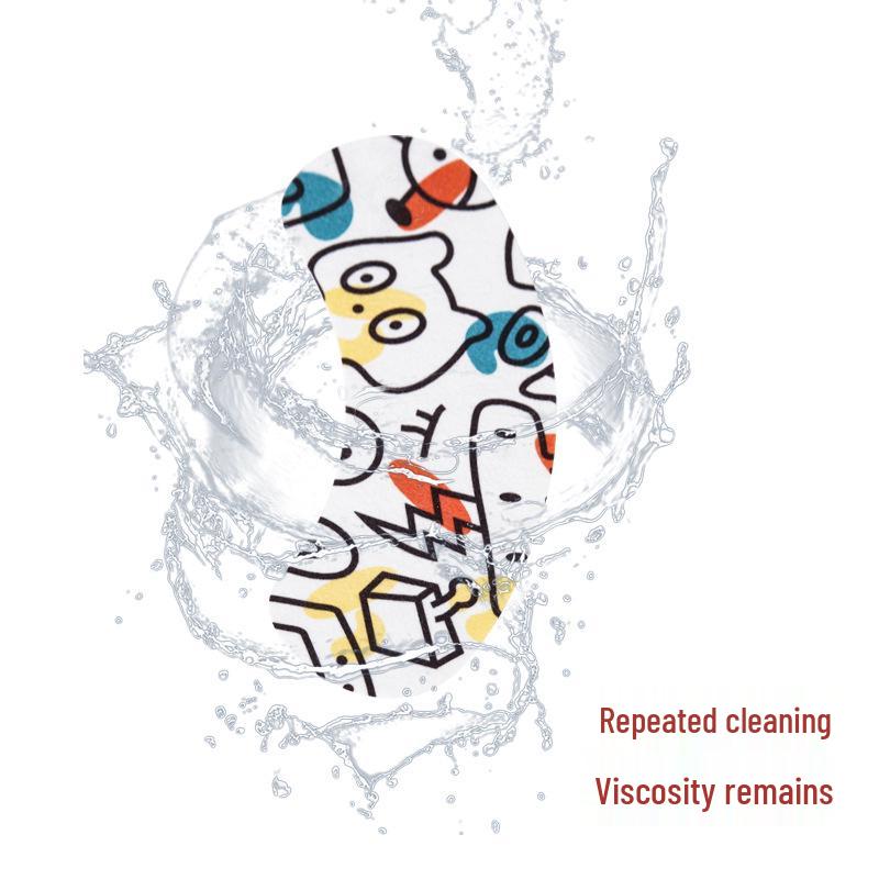 Children's Cartoon Self-Adhesive Washable Toilet Seat Cushion Pad