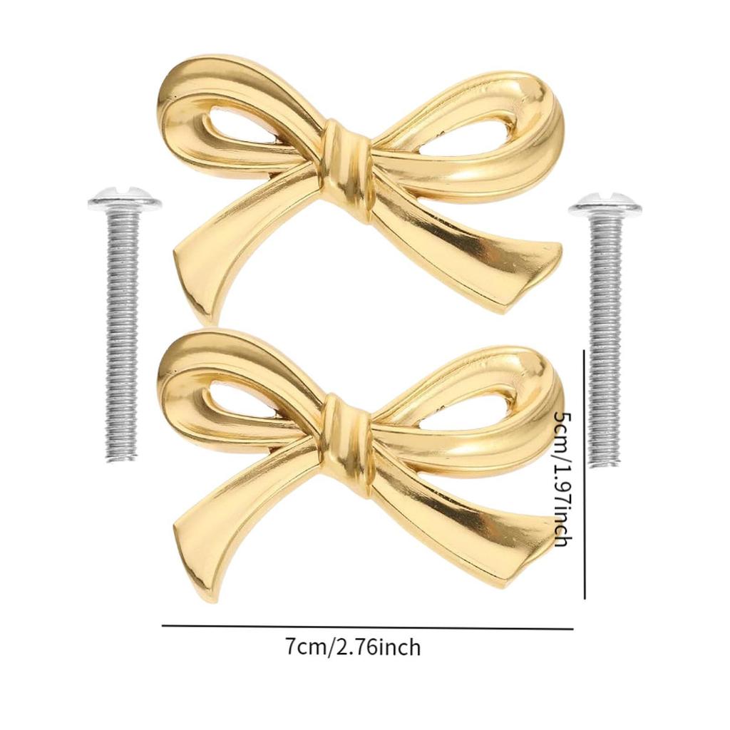 Bow Shape Cabinets Knob Vintage Decorative Handle Hardware Drawer Pull for Locker Living Room Home Decor Cabinet Drawer Dresser