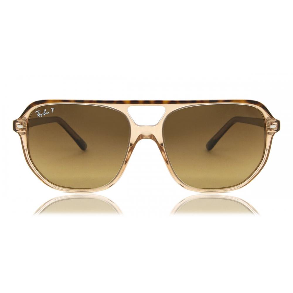 

Ray Ban Rb2205 Bill One Polarized 1292m2 Unisex Sunglasses Tortoise on Transparent Brown/57-16-145