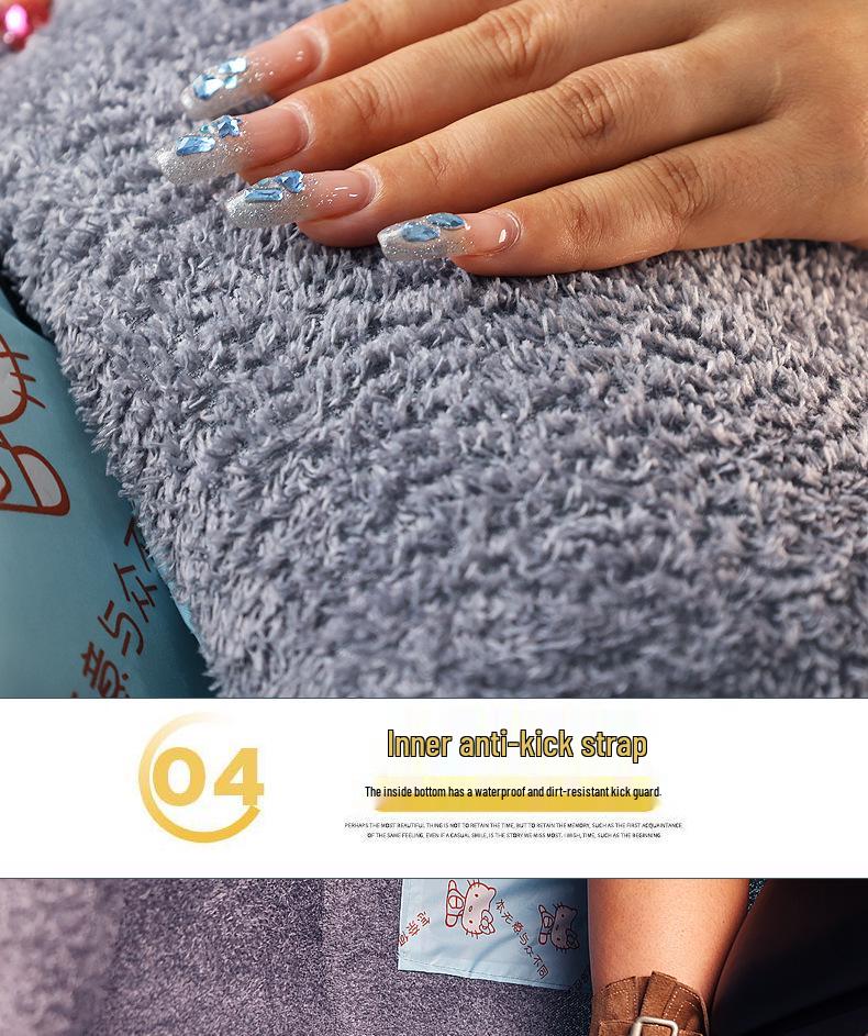 Extra dicker fleecegefütterter Windschutzscheiben- und Beinschutz für Elektrofahrzeuge - Winddichter Kälteschutz