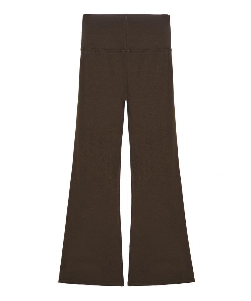 Nigaennikol Folding Boots Cut Pants_Brown