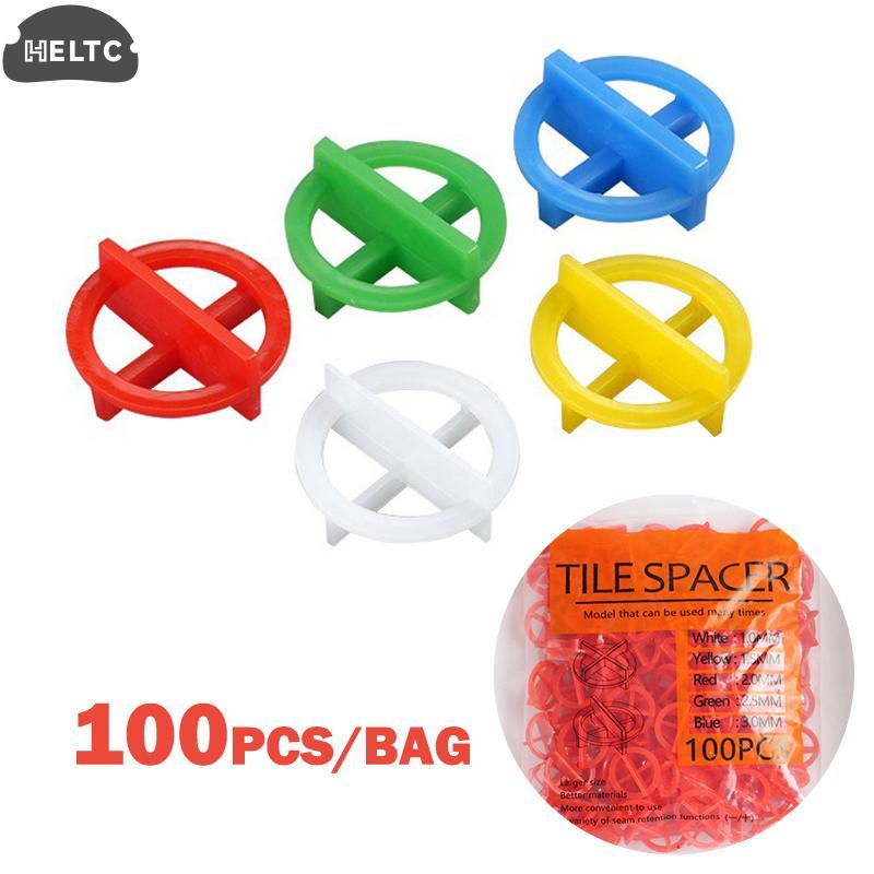 100Pcs/PACK DIY Tile Leveling System Clips Spacers Wedge For Floor Wall Tile Installation With Plastic Sizes 1 To 3mm