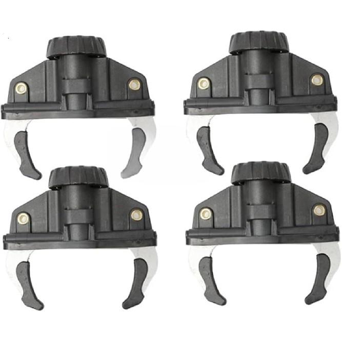 Quick-Fix Roof Box Mounting Kit - Universal Quick-Release Caliper Clips for Car Roof Racks & Luggage Carriers | Secure Fastening Accessory Pack(4