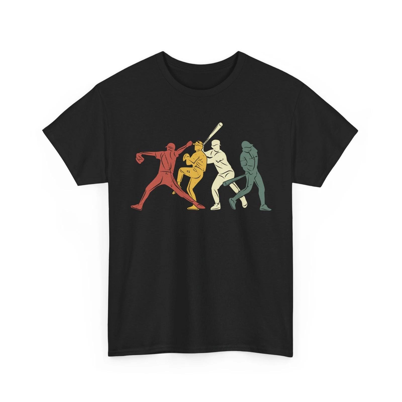 Baseball T-Shirt, Sport Baseball Players Baseball Lovers Fans Shirt L