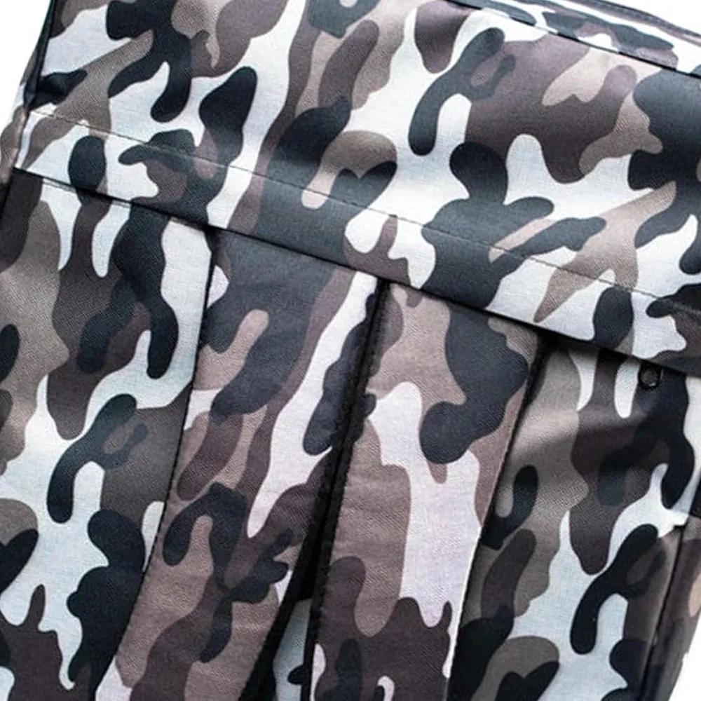 Gym Bag Stylish Camo Design Adjustable Padded Shoulder Straps Transforms From Duffe Bag To Backpack Fitness Bag