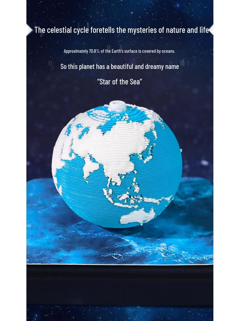 Eco-Friendly 2026 Earth Day 3D Paper Carving Calendar & Creative Desktop Ornament Sticky Note Pad