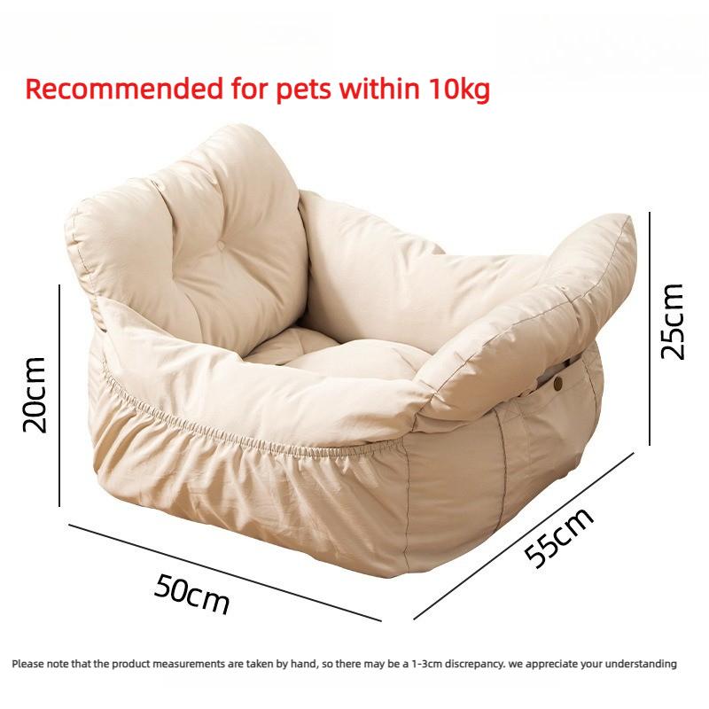 Pet Car Kennel Going Out Heighten Thicken Comfortable Pet Car Nest Small Dog Safety Seat Car Carrying Bag Non Slip Out Pet Bag