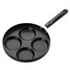 WuTuo 4-Hole Cast Iron Non-Stick Breakfast Egg Pan