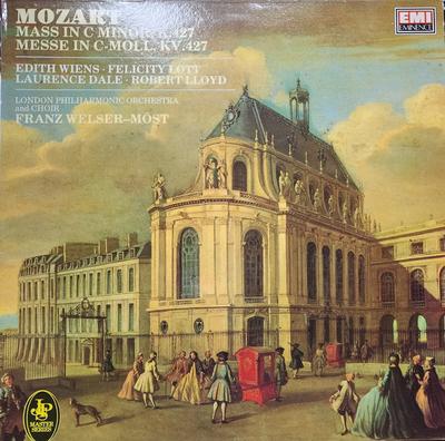 Płyta LP MOZART, EDITH WIENS, FELICITY LOTT, - Msza c-moll, K.427 = Messe In C EMX2120 EMI Eminence 1987 UK Klasyczna Używana