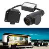 1Pc an Style 13 Pin To N Style 7-Pin Adapter Trailer Harness Trailer Light Converter Connector Accessories