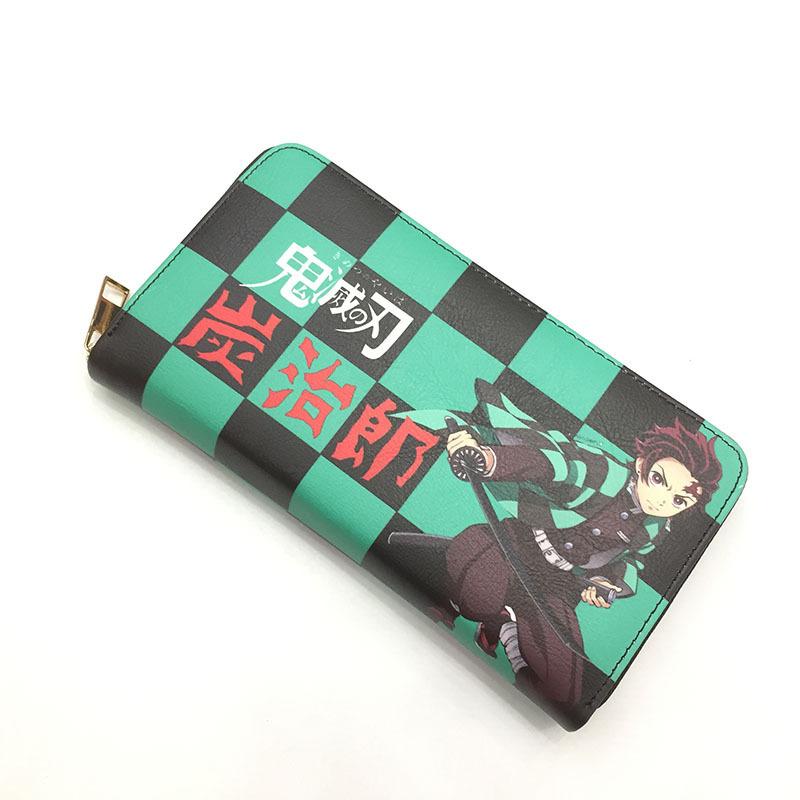 Japan cartoon comics Demon Slayer Long Card Holder Coin Purse Stylish Clutch 0011 KTB
