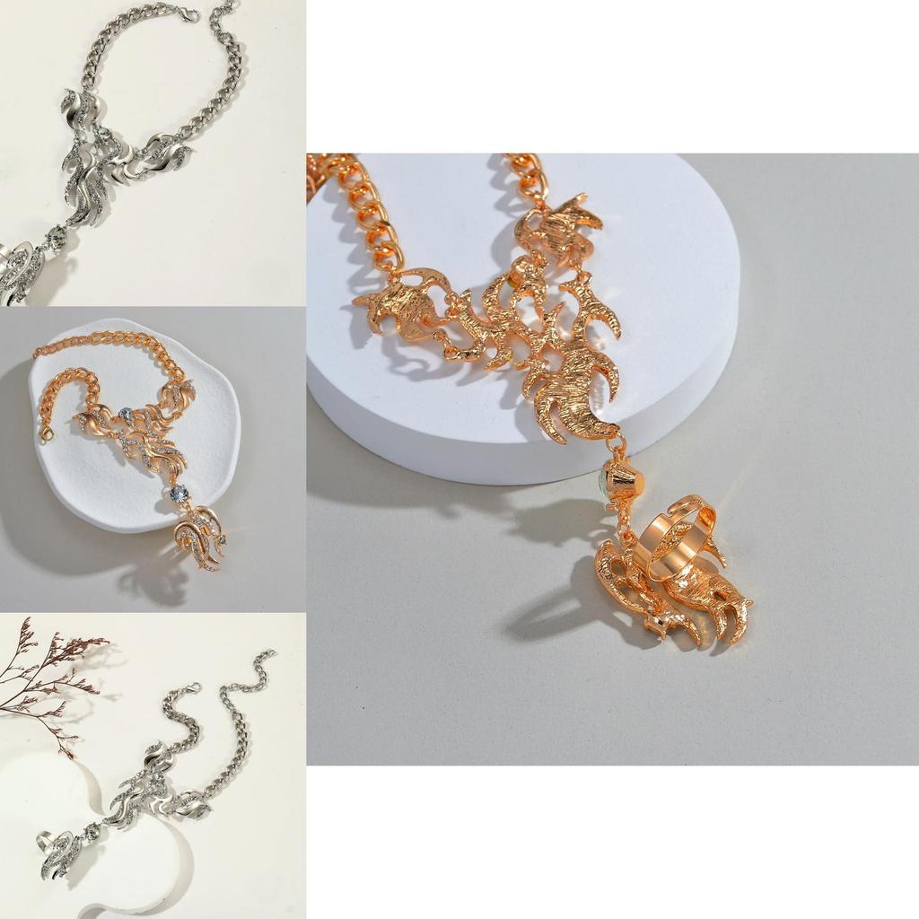 Stylish Alloy Water Diamond Geometric Hand Chain For Women Gift In Spring