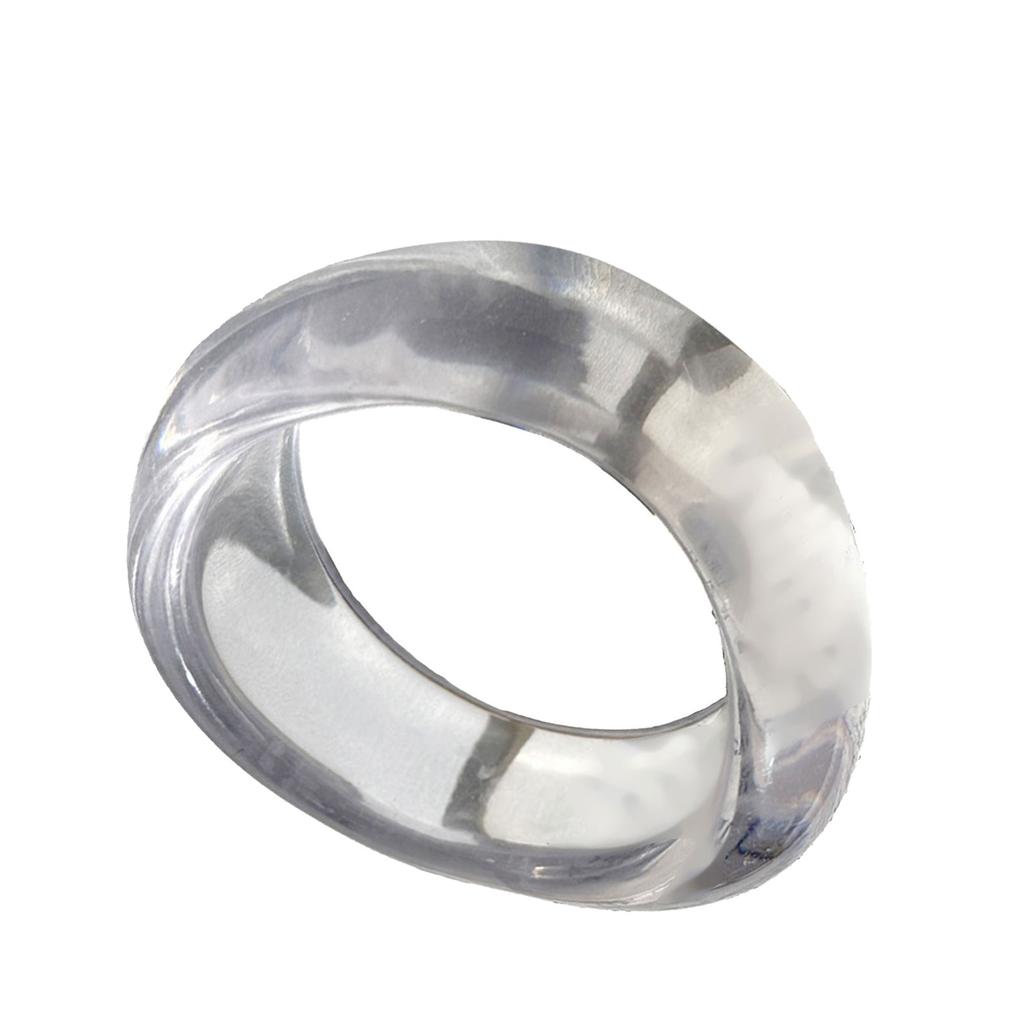 Eleganter Ombres Kaffeeharz-Armreif mit Farbverlaufsdesigns für Damen Modeschmuck Bequemes Modeaccessoire