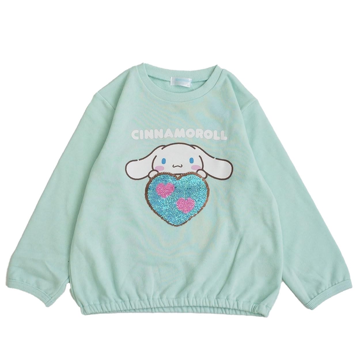 

Sweatshirt Cinnamoroll Reversible Sequins Girls Green [Sanrio]