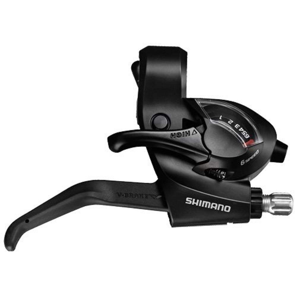 

Манетка/тормозная ручка Shimano Черная ST-EF41 6-скоростная (Правый рычаг) чёрный