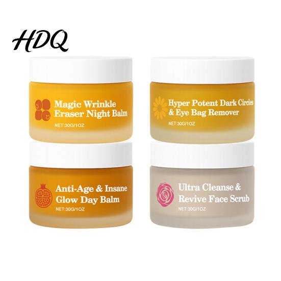 Eye Cream 4Pcs Day Night Moisturizer Set Face & for Simple Skincare